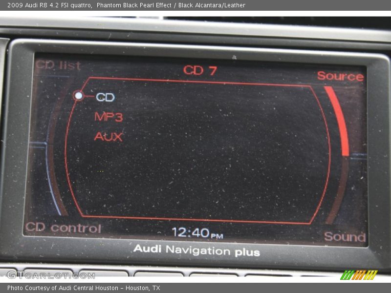 Phantom Black Pearl Effect / Black Alcantara/Leather 2009 Audi R8 4.2 FSI quattro