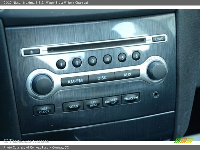 Winter Frost White / Charcoal 2012 Nissan Maxima 3.5 S