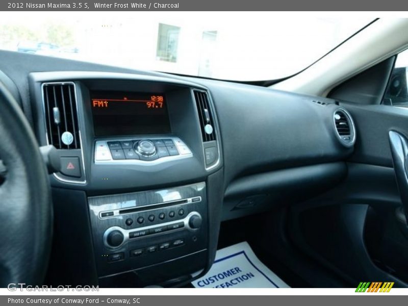 Winter Frost White / Charcoal 2012 Nissan Maxima 3.5 S