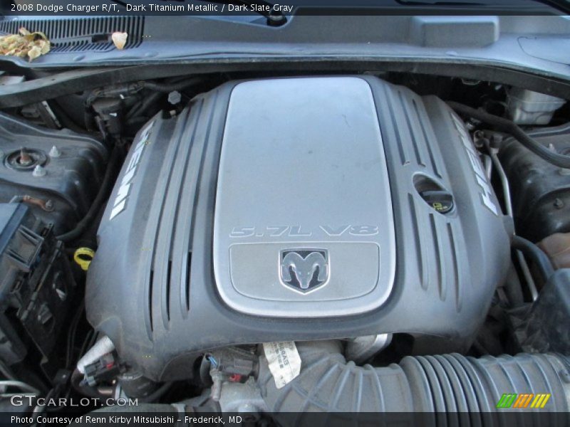 Dark Titanium Metallic / Dark Slate Gray 2008 Dodge Charger R/T