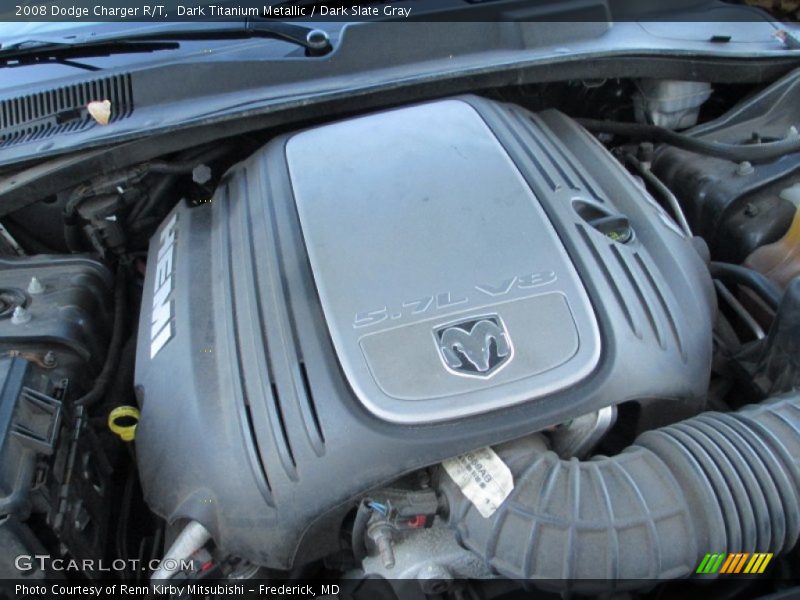 Dark Titanium Metallic / Dark Slate Gray 2008 Dodge Charger R/T