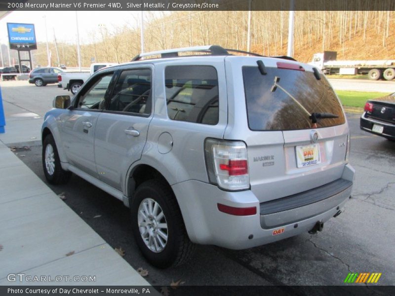 Silver Metallic / Greystone/Stone 2008 Mercury Mariner V6 Premier 4WD
