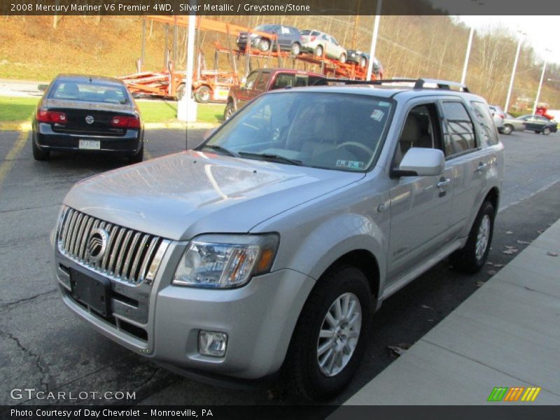 Silver Metallic / Greystone/Stone 2008 Mercury Mariner V6 Premier 4WD