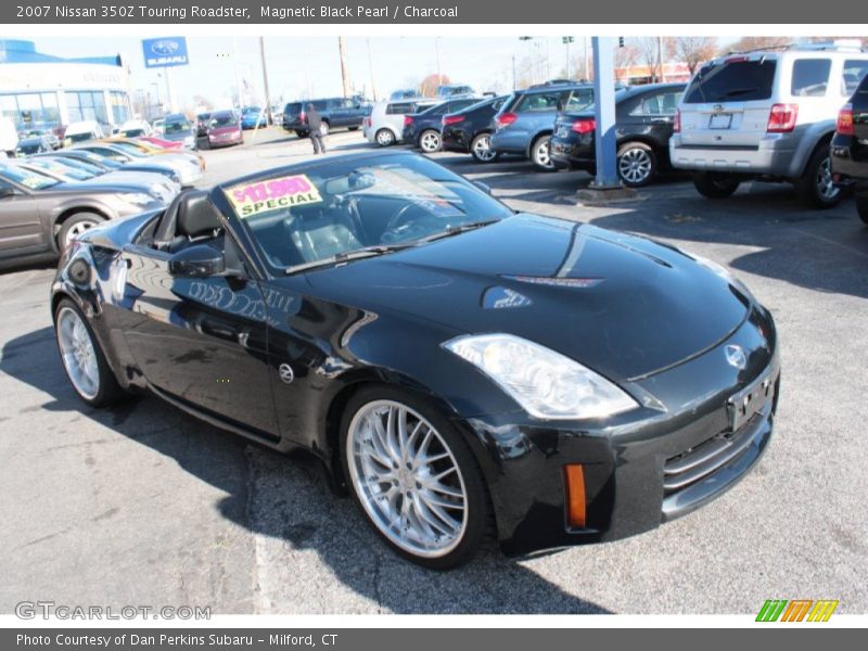 Magnetic Black Pearl / Charcoal 2007 Nissan 350Z Touring Roadster