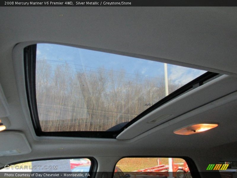 Silver Metallic / Greystone/Stone 2008 Mercury Mariner V6 Premier 4WD