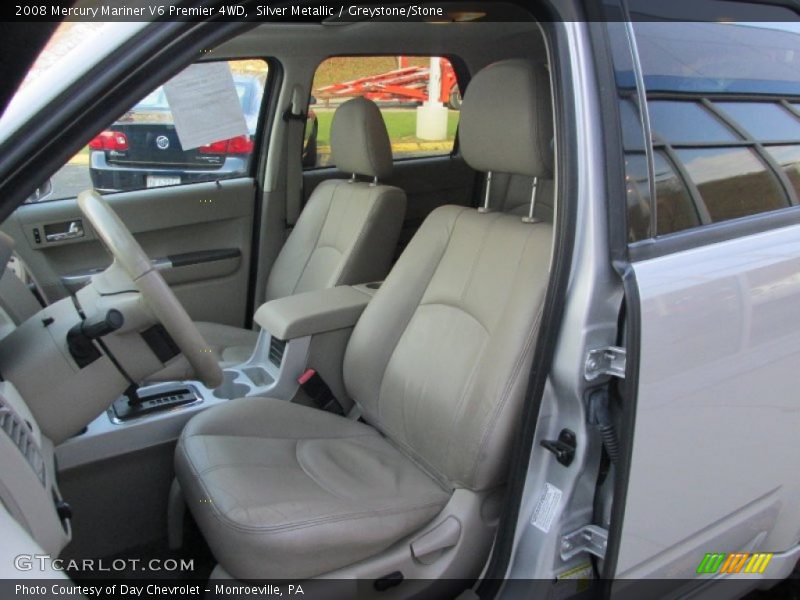 Silver Metallic / Greystone/Stone 2008 Mercury Mariner V6 Premier 4WD