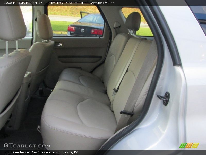 Silver Metallic / Greystone/Stone 2008 Mercury Mariner V6 Premier 4WD