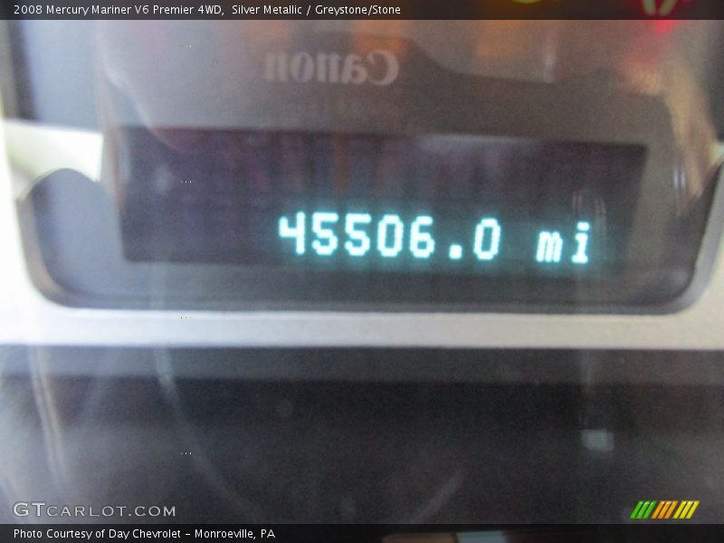 Silver Metallic / Greystone/Stone 2008 Mercury Mariner V6 Premier 4WD