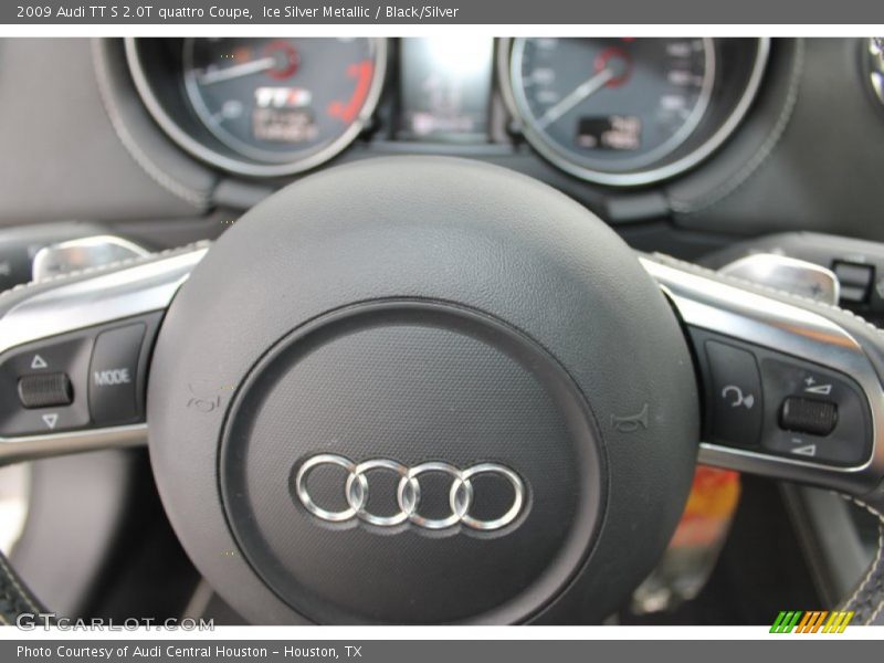 Ice Silver Metallic / Black/Silver 2009 Audi TT S 2.0T quattro Coupe