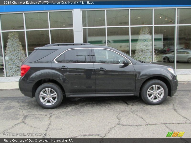Ashen Gray Metallic / Jet Black 2014 Chevrolet Equinox LT AWD