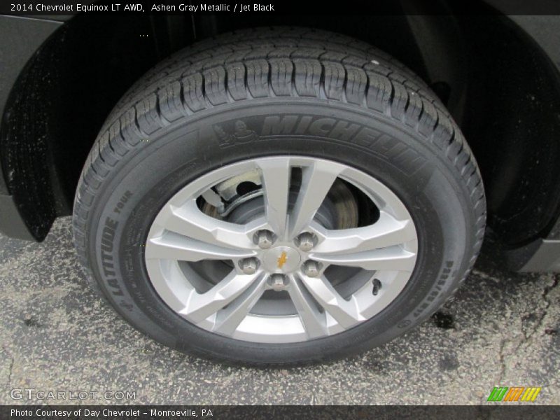 Ashen Gray Metallic / Jet Black 2014 Chevrolet Equinox LT AWD