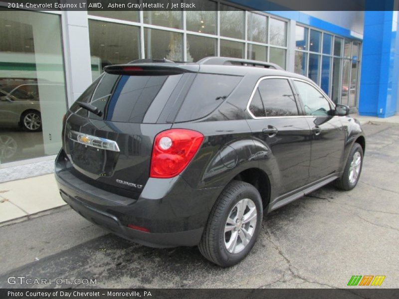 Ashen Gray Metallic / Jet Black 2014 Chevrolet Equinox LT AWD