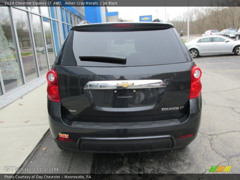 Ashen Gray Metallic / Jet Black 2014 Chevrolet Equinox LT AWD