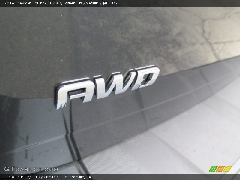 Ashen Gray Metallic / Jet Black 2014 Chevrolet Equinox LT AWD