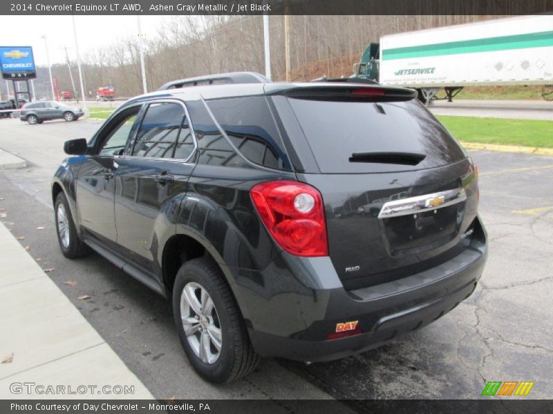 Ashen Gray Metallic / Jet Black 2014 Chevrolet Equinox LT AWD