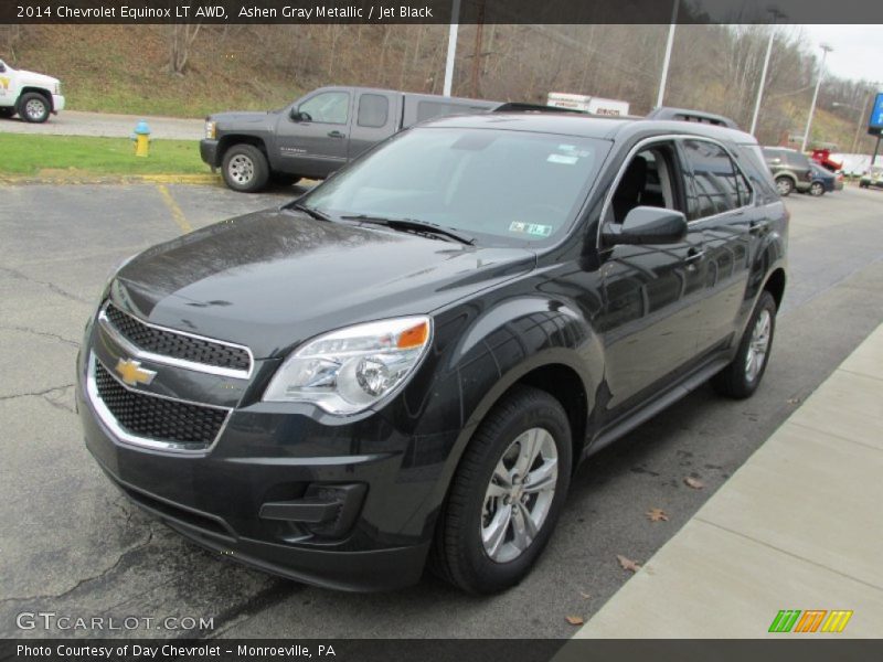 Ashen Gray Metallic / Jet Black 2014 Chevrolet Equinox LT AWD