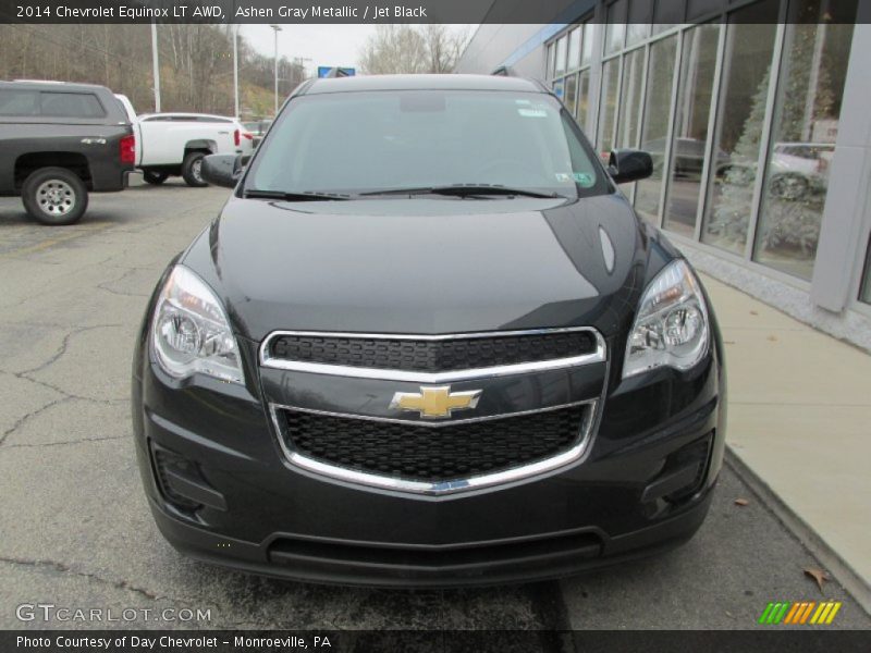Ashen Gray Metallic / Jet Black 2014 Chevrolet Equinox LT AWD