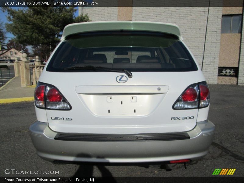 White Gold Crystal / Ivory 2003 Lexus RX 300 AWD