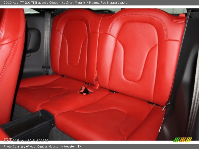 Rear Seat of 2010 TT 2.0 TFSI quattro Coupe
