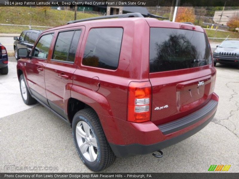 Deep Cherry Red Crystal Pearl / Dark Slate Gray 2014 Jeep Patriot Latitude 4x4