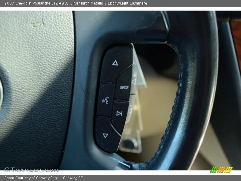 Silver Birch Metallic / Ebony/Light Cashmere 2007 Chevrolet Avalanche LTZ 4WD