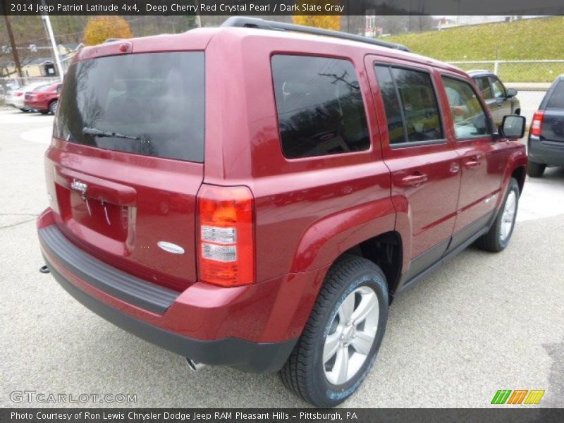 Deep Cherry Red Crystal Pearl / Dark Slate Gray 2014 Jeep Patriot Latitude 4x4