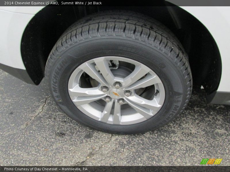 Summit White / Jet Black 2014 Chevrolet Equinox LS AWD