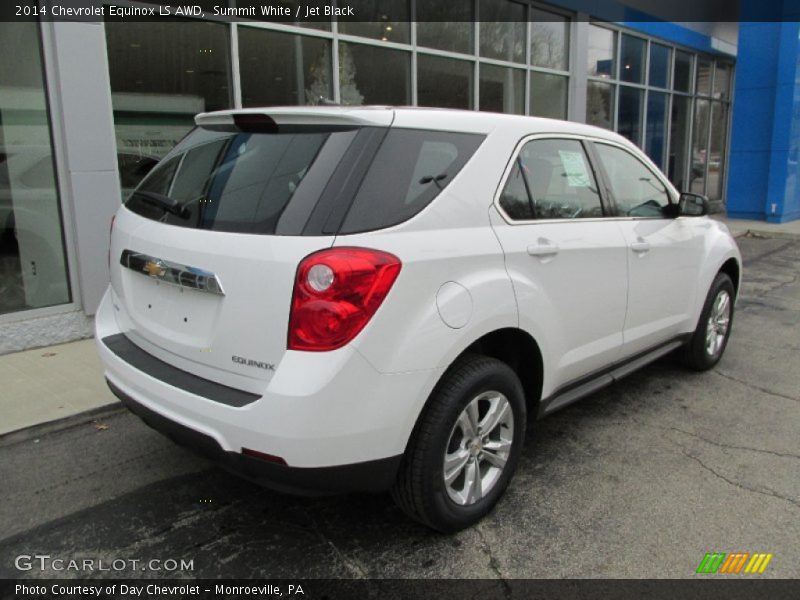 Summit White / Jet Black 2014 Chevrolet Equinox LS AWD