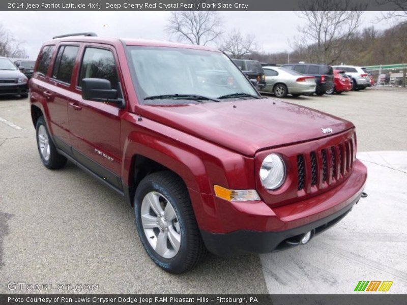 Deep Cherry Red Crystal Pearl / Dark Slate Gray 2014 Jeep Patriot Latitude 4x4