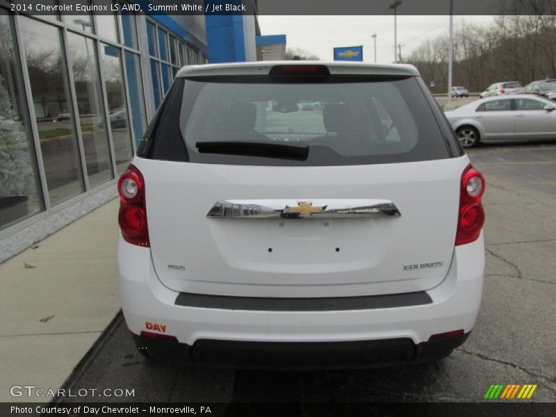 Summit White / Jet Black 2014 Chevrolet Equinox LS AWD