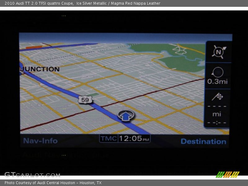 Ice Silver Metallic / Magma Red Nappa Leather 2010 Audi TT 2.0 TFSI quattro Coupe