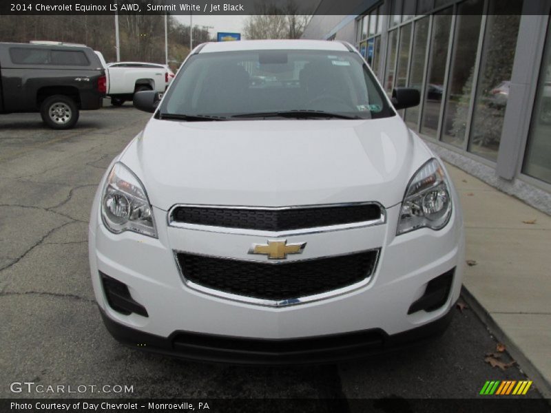 Summit White / Jet Black 2014 Chevrolet Equinox LS AWD