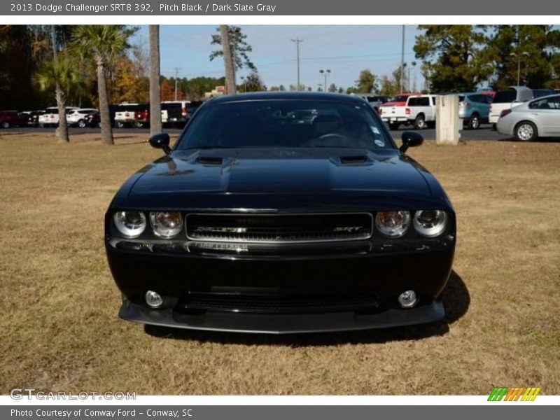 Pitch Black / Dark Slate Gray 2013 Dodge Challenger SRT8 392