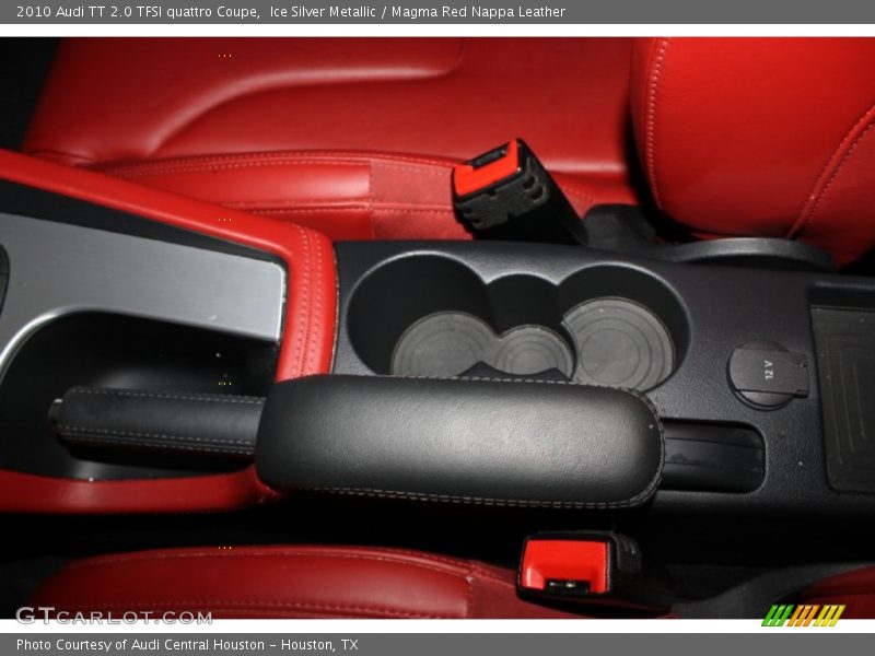 Ice Silver Metallic / Magma Red Nappa Leather 2010 Audi TT 2.0 TFSI quattro Coupe