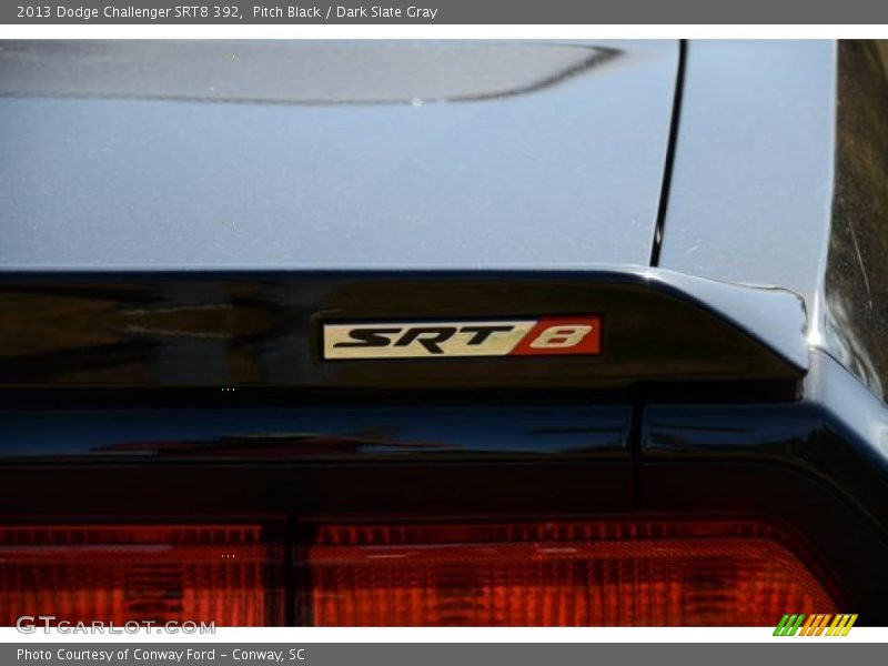 Pitch Black / Dark Slate Gray 2013 Dodge Challenger SRT8 392