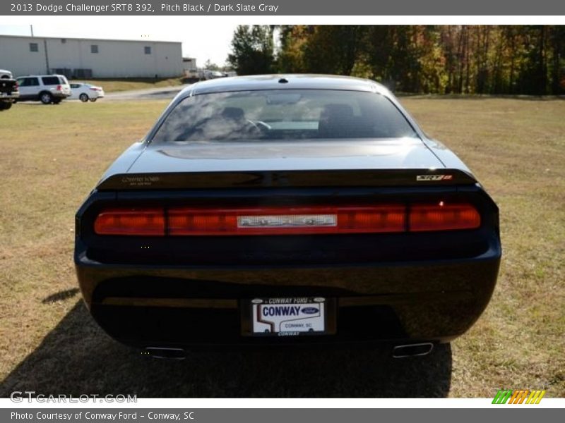 Pitch Black / Dark Slate Gray 2013 Dodge Challenger SRT8 392