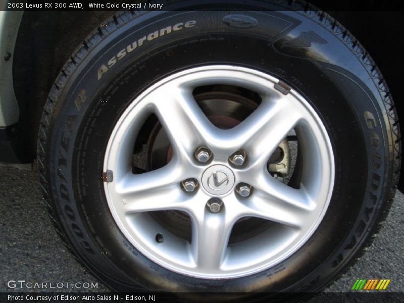 White Gold Crystal / Ivory 2003 Lexus RX 300 AWD