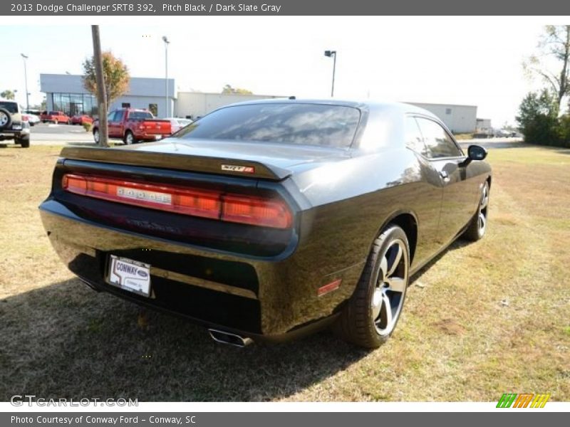 Pitch Black / Dark Slate Gray 2013 Dodge Challenger SRT8 392