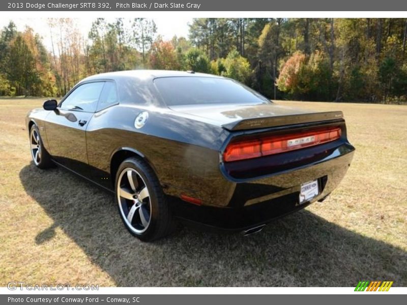 Pitch Black / Dark Slate Gray 2013 Dodge Challenger SRT8 392
