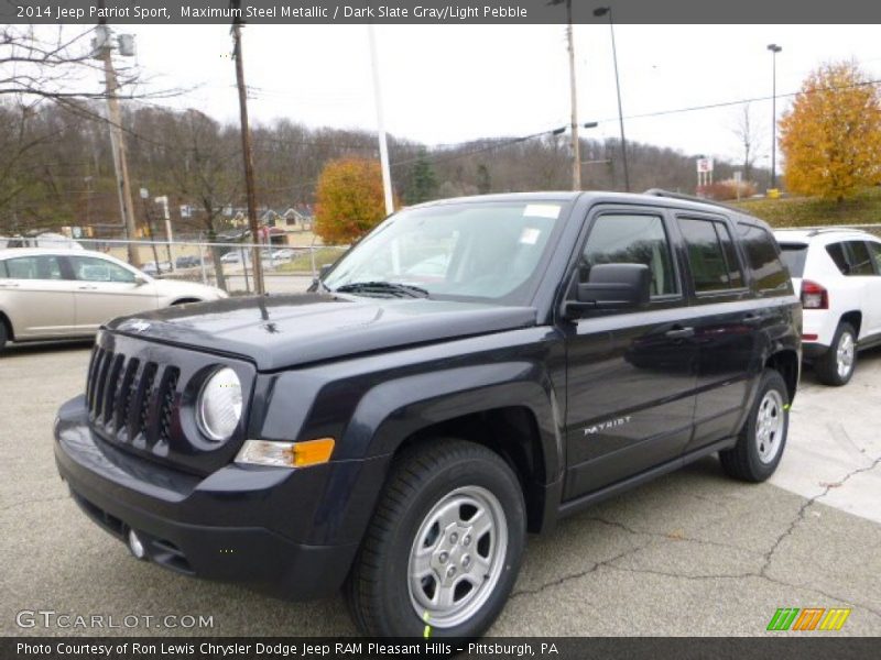 Maximum Steel Metallic / Dark Slate Gray/Light Pebble 2014 Jeep Patriot Sport