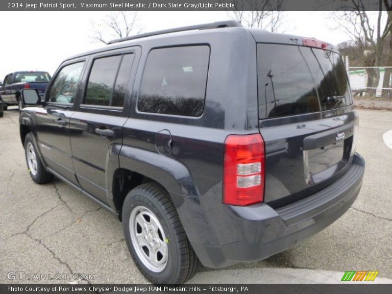 Maximum Steel Metallic / Dark Slate Gray/Light Pebble 2014 Jeep Patriot Sport