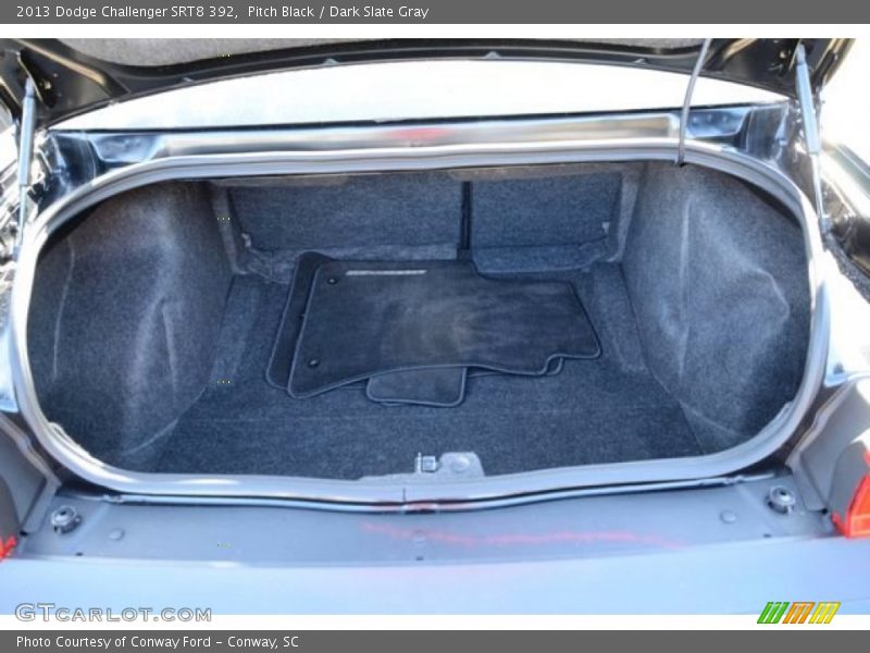 Pitch Black / Dark Slate Gray 2013 Dodge Challenger SRT8 392