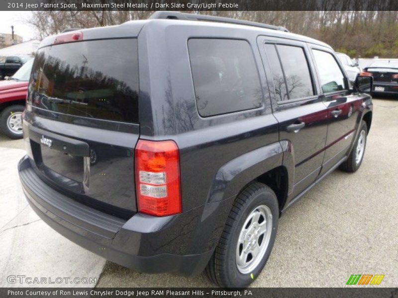 Maximum Steel Metallic / Dark Slate Gray/Light Pebble 2014 Jeep Patriot Sport