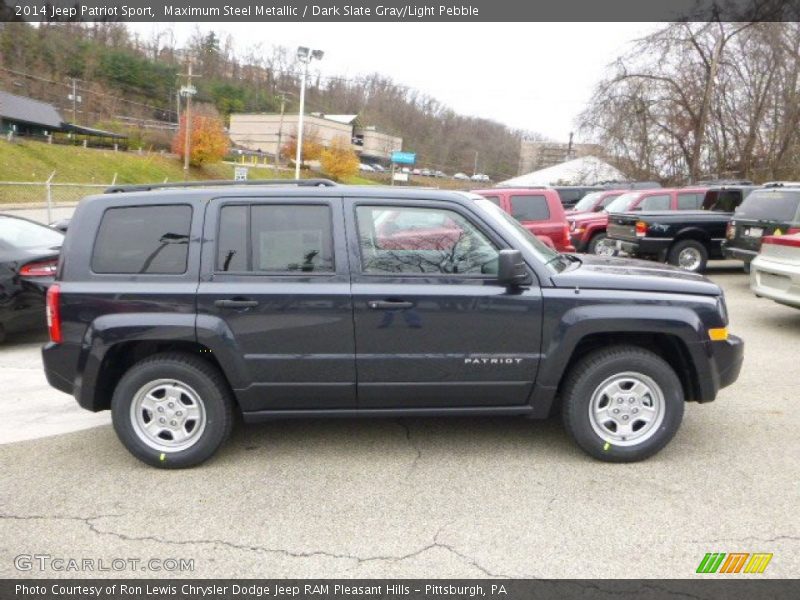 Maximum Steel Metallic / Dark Slate Gray/Light Pebble 2014 Jeep Patriot Sport