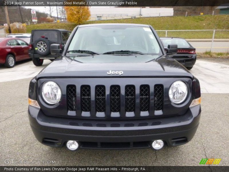 Maximum Steel Metallic / Dark Slate Gray/Light Pebble 2014 Jeep Patriot Sport