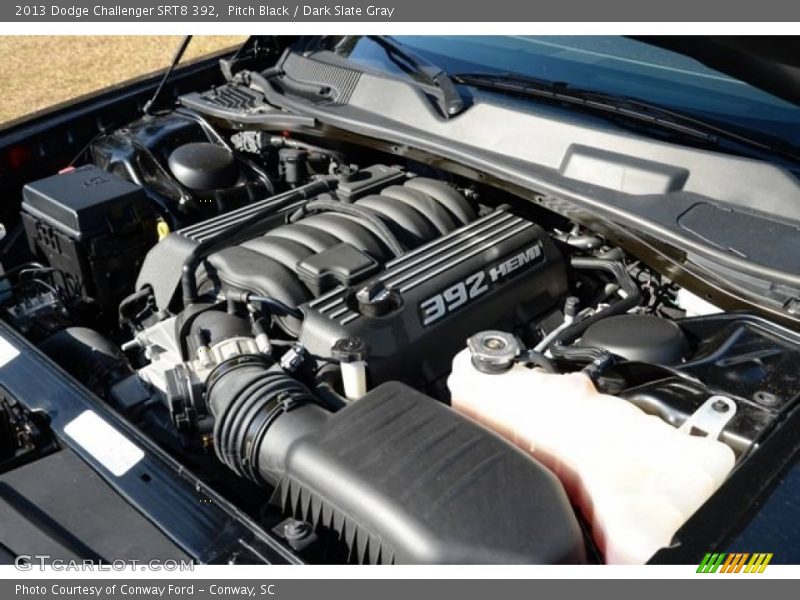 Pitch Black / Dark Slate Gray 2013 Dodge Challenger SRT8 392