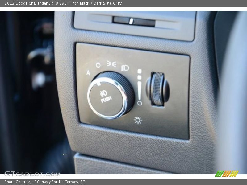 Pitch Black / Dark Slate Gray 2013 Dodge Challenger SRT8 392