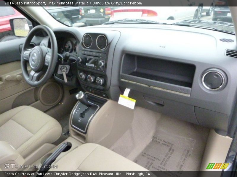 Maximum Steel Metallic / Dark Slate Gray/Light Pebble 2014 Jeep Patriot Sport