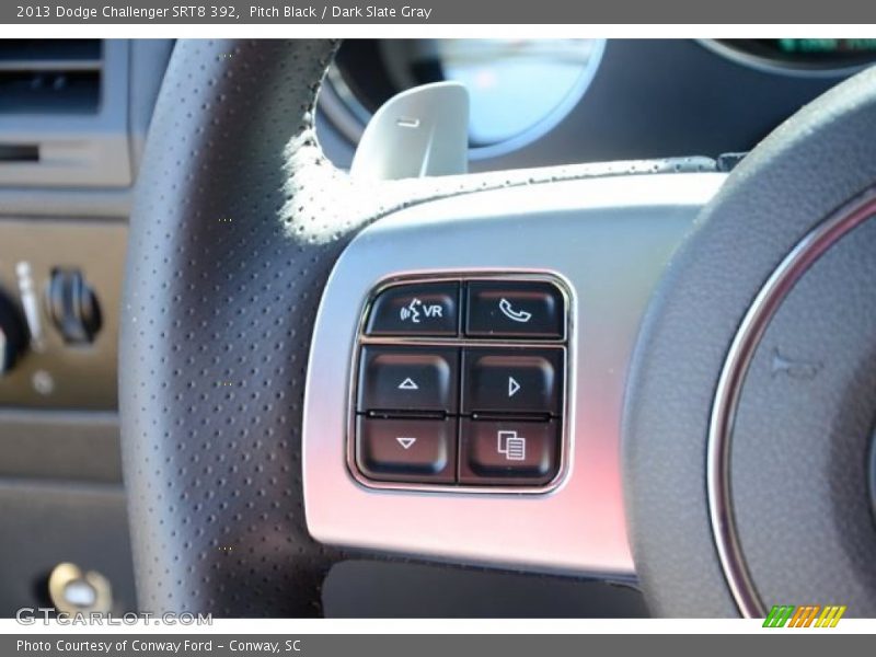 Pitch Black / Dark Slate Gray 2013 Dodge Challenger SRT8 392
