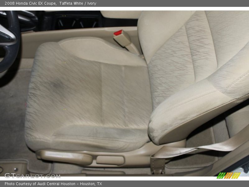 Taffeta White / Ivory 2008 Honda Civic EX Coupe